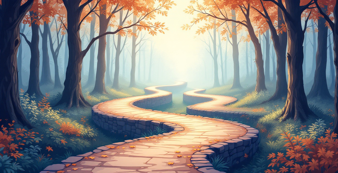 A symbolic fork in the road representing the choice between DIY, agency, or automated approaches to local SEO