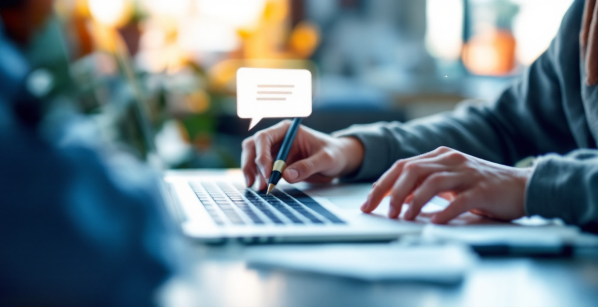 Illustration of writing a clear and compelling business description for a Google Business Profile