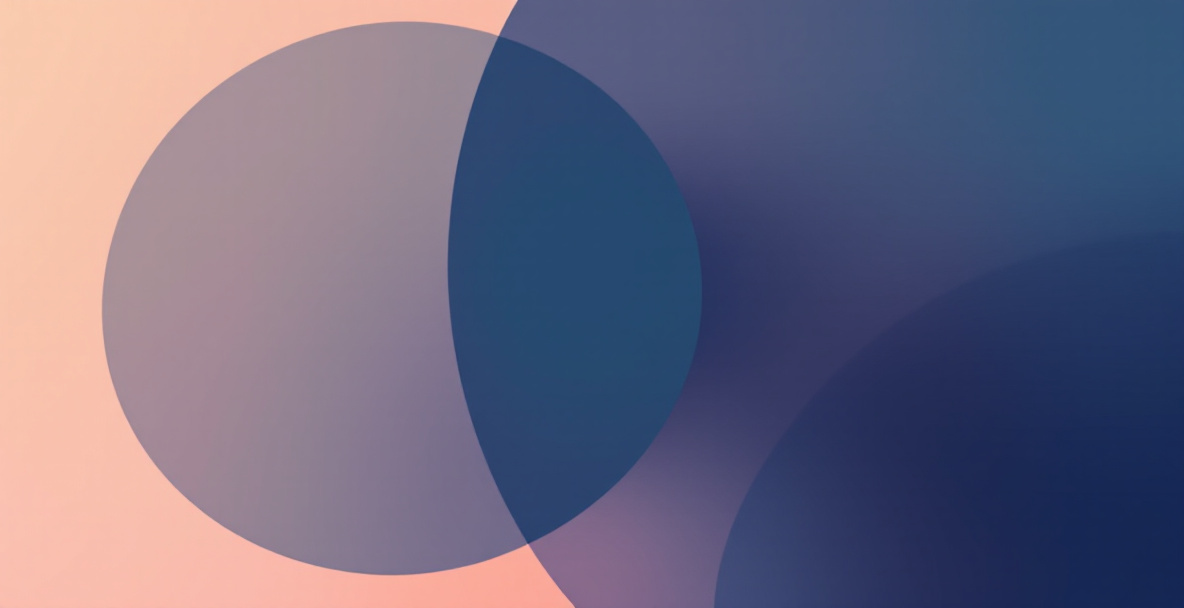 Conceptual illustration showing the overlap between keyword research and generative engine optimization