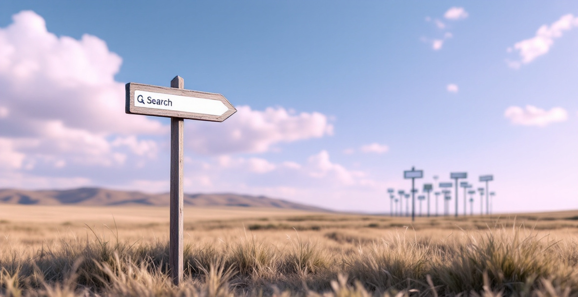 A single-page website layout with headings and sections illustrating SEO for one page website structure